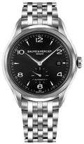 Baume & Mercier Clifton Black Dial Steel Men's Watch 10100