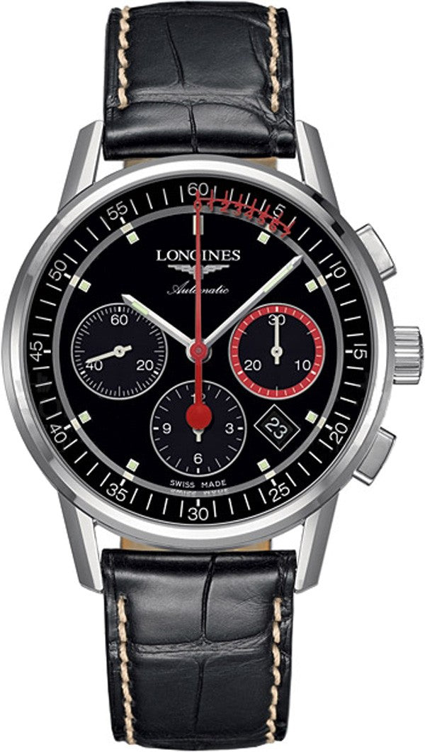 Longines Heritage Column Wheel Chronograph Men's Watch L4.754.4.52.4