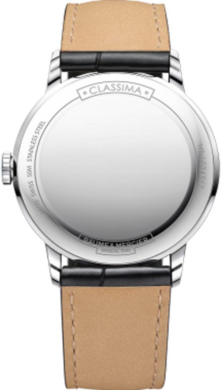 Baume & Mercier Classima White Dial Men's Luxury Watch 10218