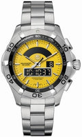 Tag Heuer Aquaracer Yellow Dial Men's Watch CAF1011.BA0821