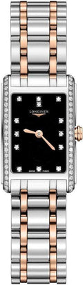 Longines DolceVita Steel & Rose Gold Women's Watch L5.258.5.59.7