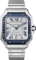 Cartier Santos De Cartier Grey Dial Men's Watch WSSA0047