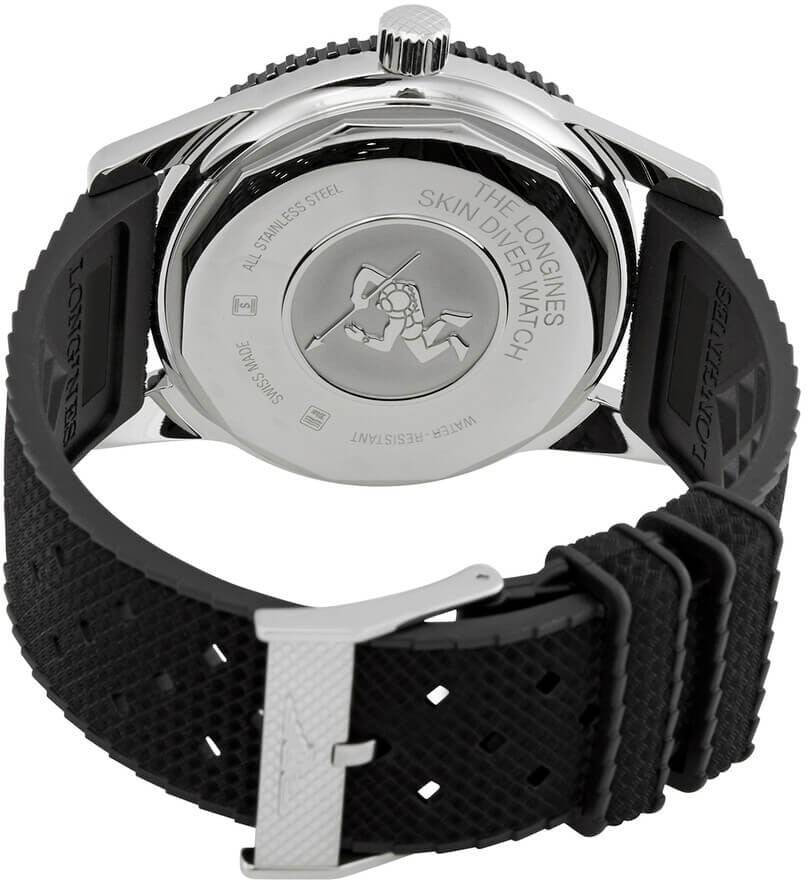 Longines Heritage Skin Diver Automatic Black Dial Men's Watch L2.822.4.56.9