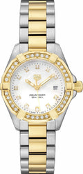 Tag Heuer Aquaracer Diamond & Gold Ladies Luxury Watch WBD1423.BB0321