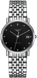 Longines Elegant Collection 34.5mm Black Dial Women's Watch L4.809.4.57.6