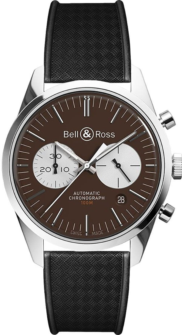 Bell & Ross Vintage Officer # "1" of 500 Men's Watch BRG126-BRN-ST/SRB