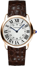 Cartier Ronde Solo Solid 18k Rose Gold Men's Watch W6701008