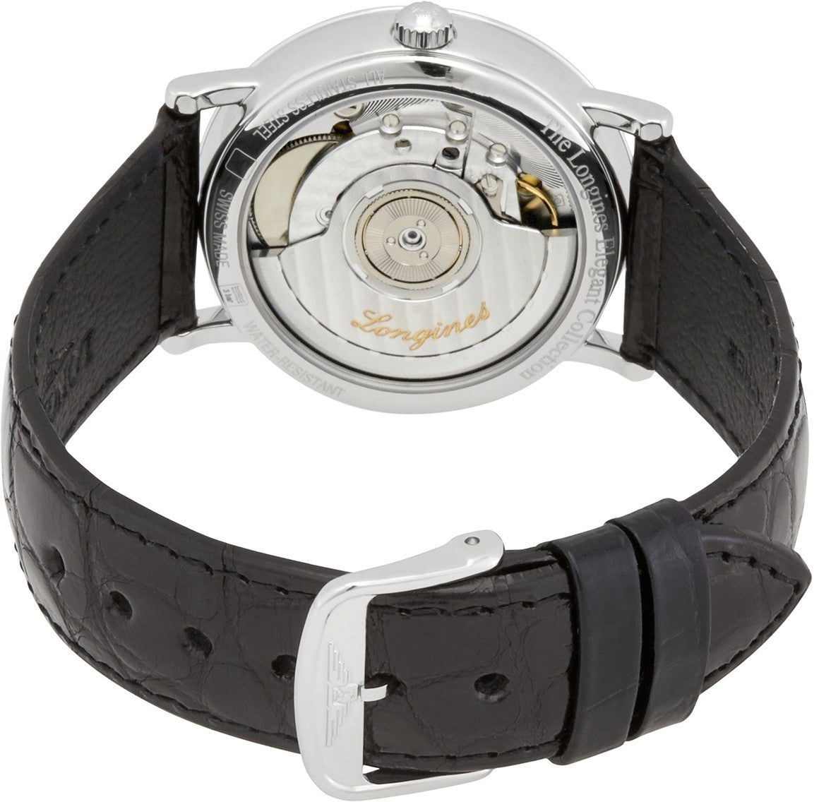 Longines Elegant Collection Black Dial Women's Watch L4.809.4.57.2