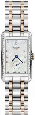 Longines DolceVita Pearl White & Diamond Dial Women's Watch L5.512.5.89.7