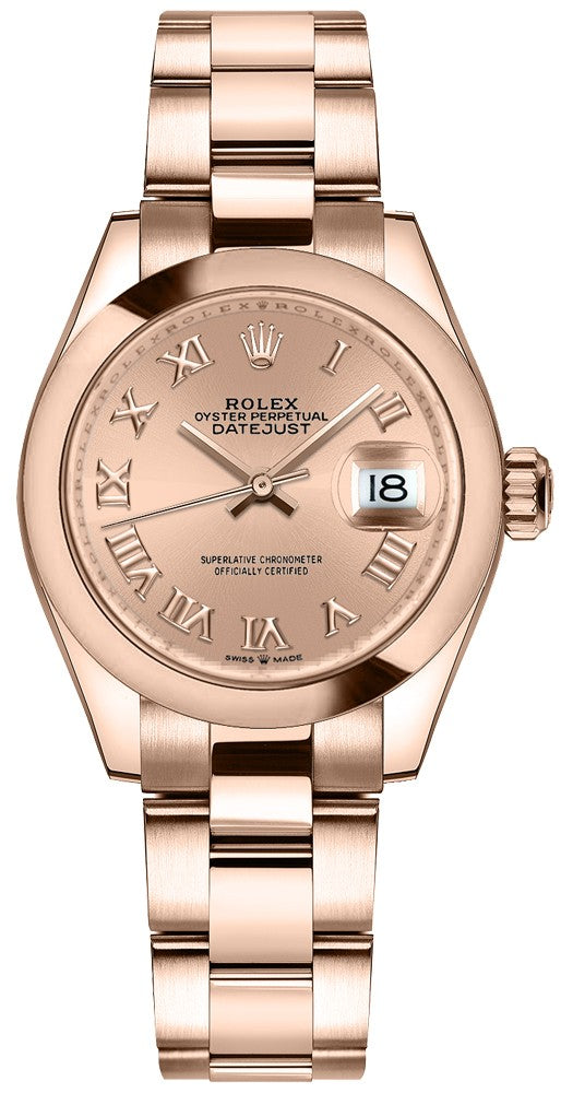 Rolex Datejust 31 Rose Dial Oyster Bracelet Women's Watch 278245-0033