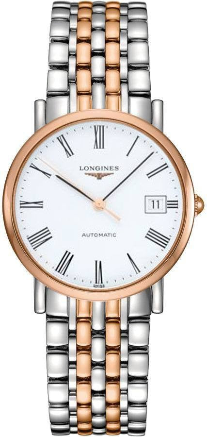 Longines Elegant Rose Gold & Steel Women's Watch L4.809.5.11.7