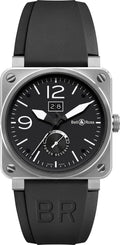 Bell & Ross Aviation Instruments Black Dial Men's Watch BR0390-BL-ST