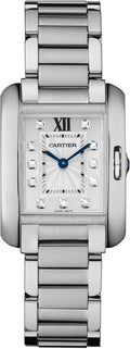 Cartier Tank Anglaise Diamond Dial Women's Watch W4TA0003