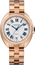 Cartier Cle De Cartier 18k Rose Gold Diamonds Women's Watch WJCL0006