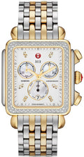 Michele Deco XL Gold & Steel Women's Watch MWW06Z000013