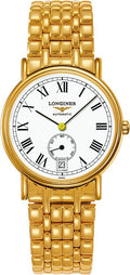 Longines Presence Automatic Yellow Gold Tone Luxury Watch L4.804.2.11.8