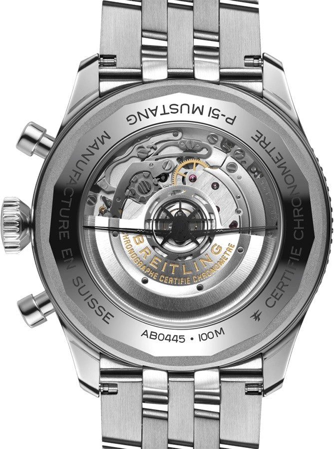 Breitling Aviator Super AVI B04 P-51 Mustang Steel Men's Watch AB04453A1B1A1