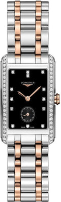 Longines DolceVita Black Dial Two-tone Women's Watch L5.512.5.59.7