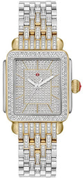 Michele Deco Silver Diamond Pave Dial Women's Watch MWW06T000207