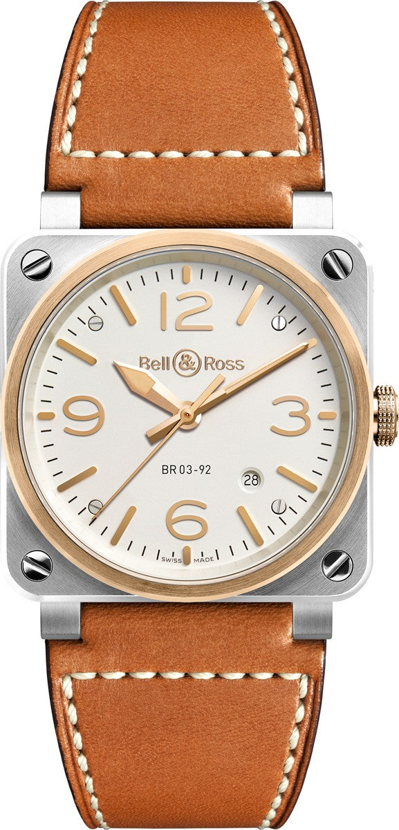 Bell & Ross Aviation Instruments BR0392-ST-PG-SCA