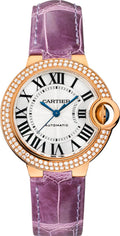 Cartier Ballon Bleu 18k Pink Gold Diamond Women's Watch WE902066