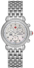 Michele Signature CSX-36 Diamond & Pearl White Dial Ladies Watch MWW03M000114