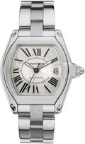Cartier Roadster Sunray Silver Dial Stainless Men's Watch W62025V3