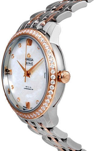Omega De Ville Prestige Diamond Bezel Women's Watch 424.25.33.20.55.002