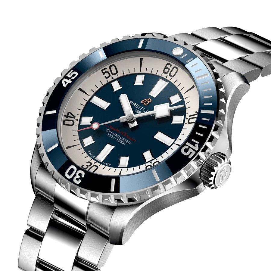 Breitling Superocean Automatic 46 Ceramic Bezel Men's Watch A17378E71C1A1