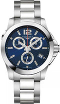 Longines Conquest Chronograph Blue Dial Men's Watch on Sale L3.702.4.96.6