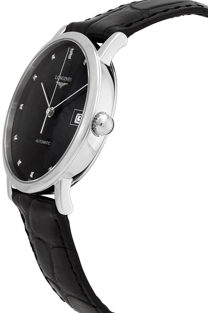 Longines Elegant Collection Black Dial Women's Watch L4.809.4.57.2