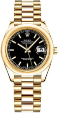 Rolex Datejust 31 Gold Watch 178248