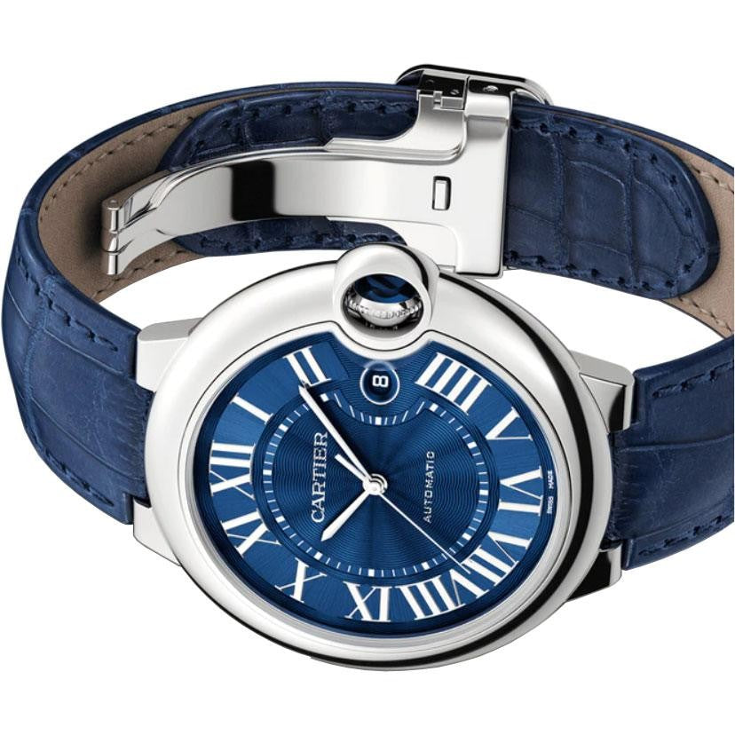 Cartier Ballon Bleu 42mm Stainless Steel Automatic Men's Watch WSBB0027