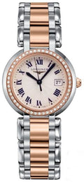 Longines PrimaLuna Rose Gold & Steel Diamond Women's Watch L8.112.5.79.6