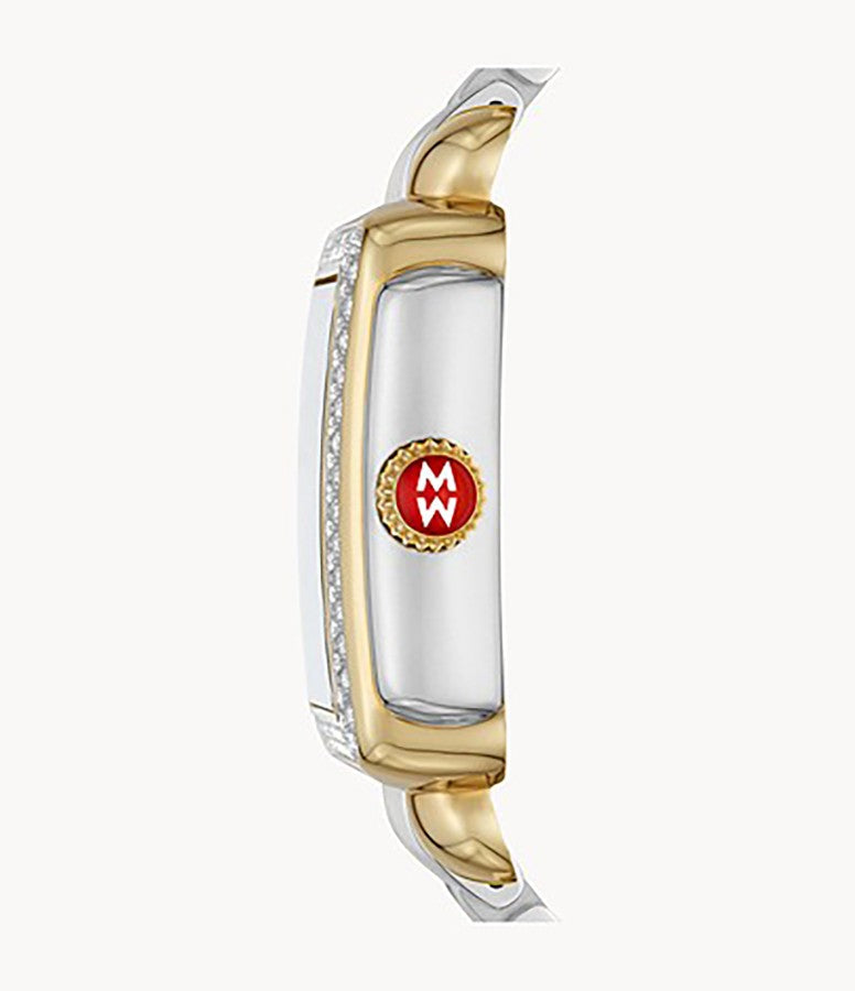 Michele Deco Madison Diamonds Steel & Gold Women's Watch MWW06T000239