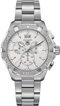 Tag Heuer Aquaracer Silver Dial Chronograph Men's Watch CAY1111.BA0925