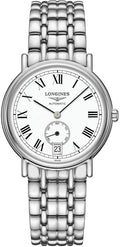 Longines Presence White Dial Luxury Watch L4.804.4.11.6