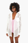 Marshmallow Eyelet Oxford Tunic