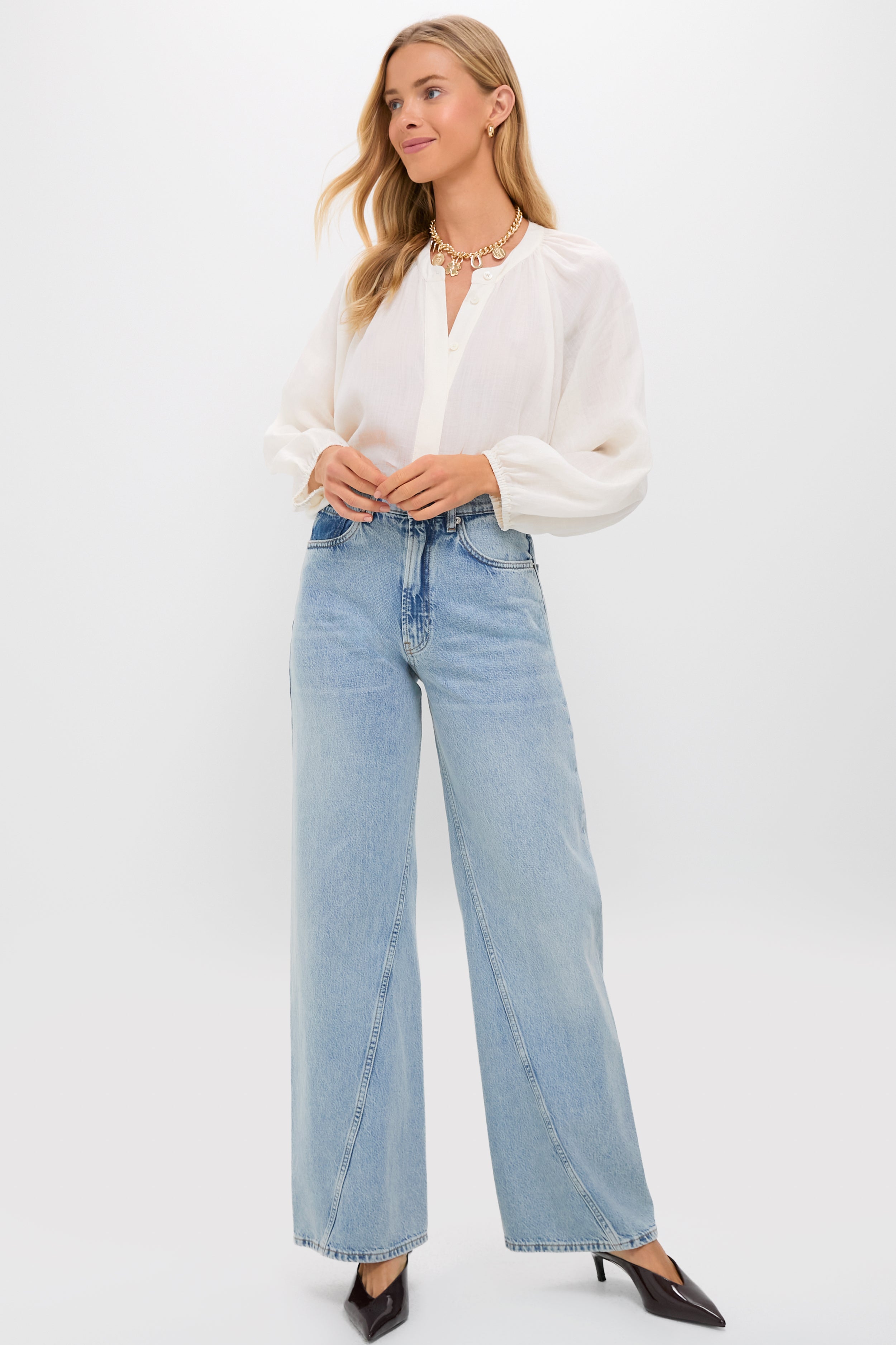 Cream Sawyer Blouse