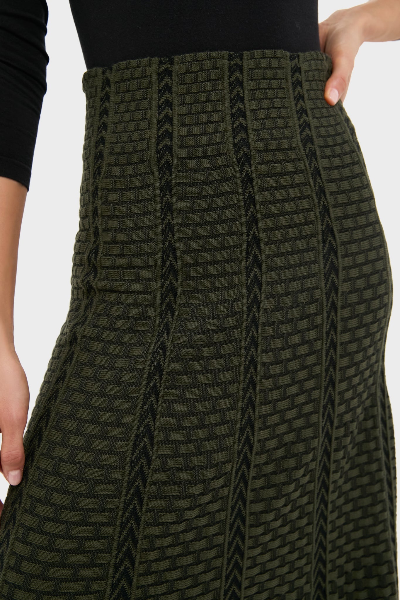Khaki Alabama Skirt