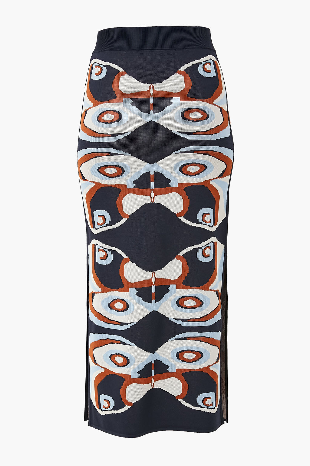 Navy Butterfly Nylah Skirt