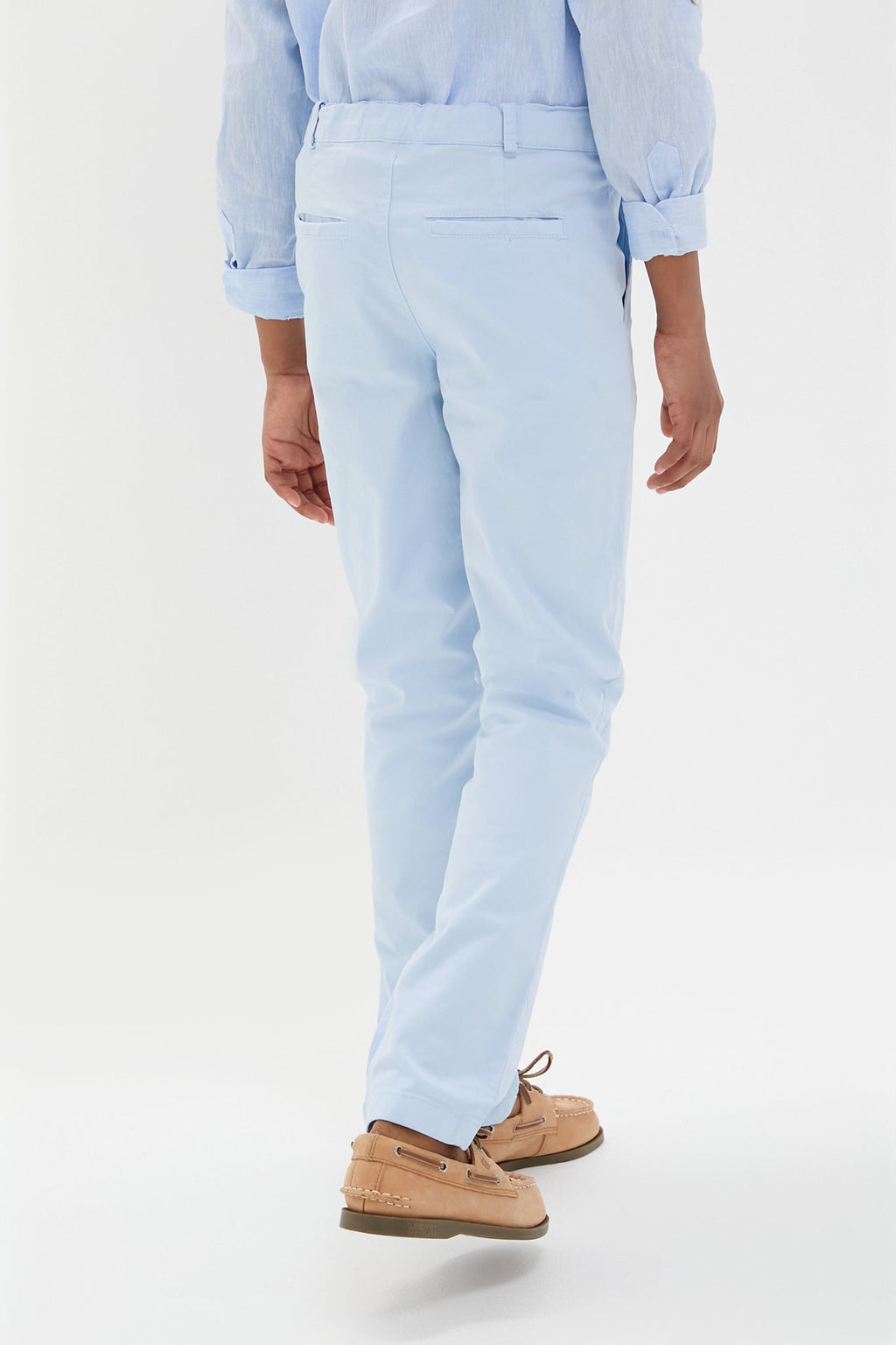 Light Blue Elio Chino Pants