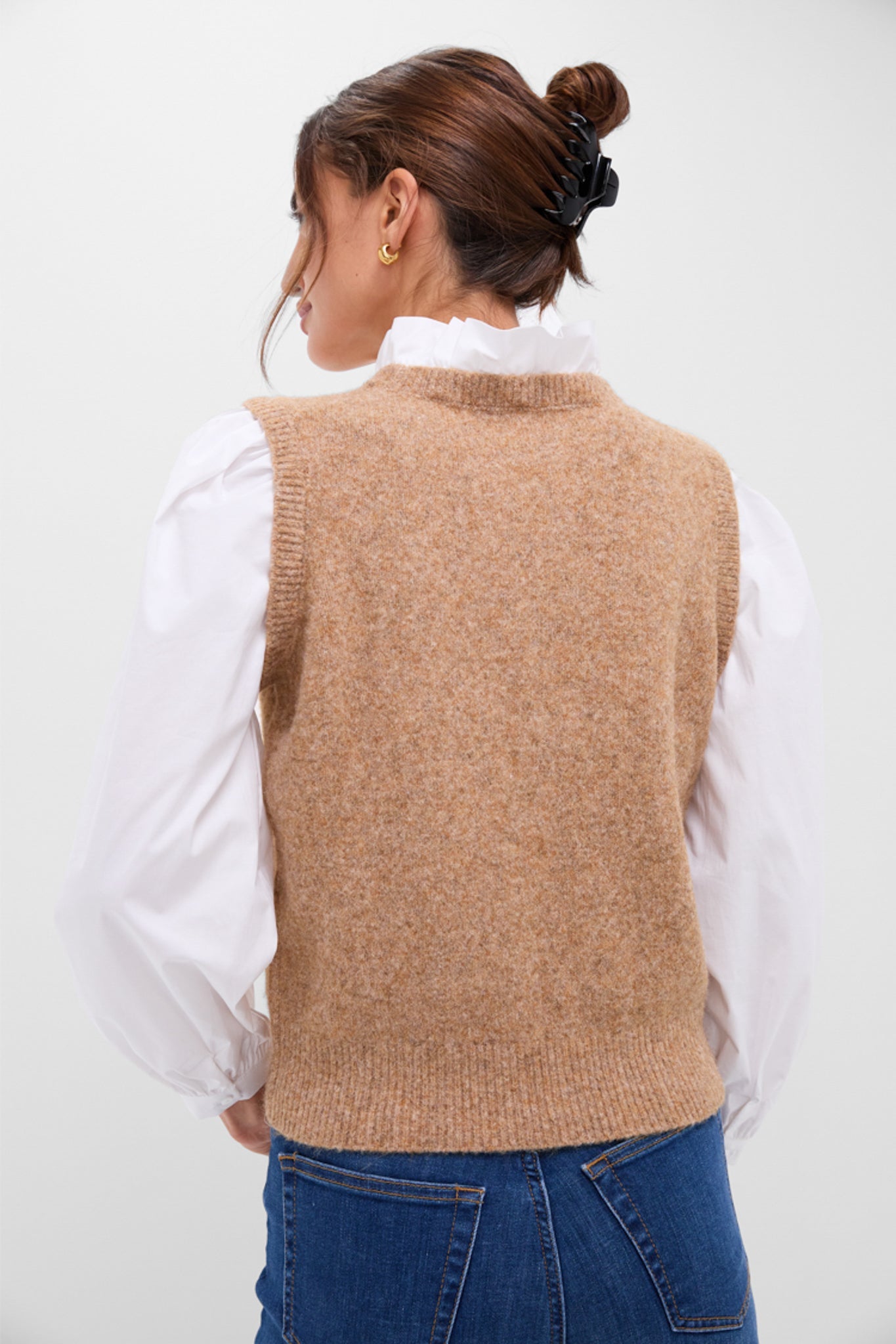 Desert Melange Ella Sweater Blouse