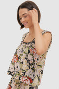 Vintage Rose The Victorian Pleat Tank