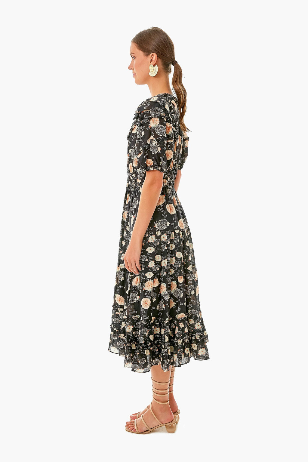 Noir Floral Irvette Dress