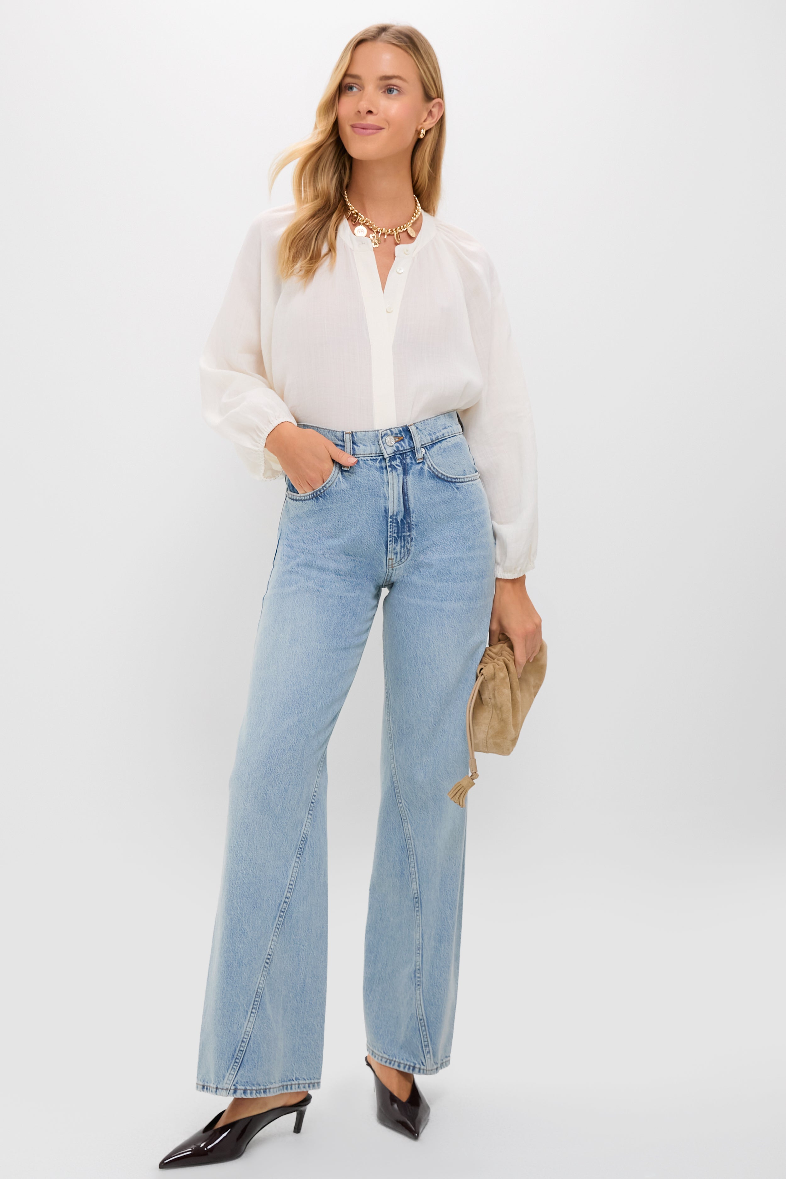 Cream Sawyer Blouse